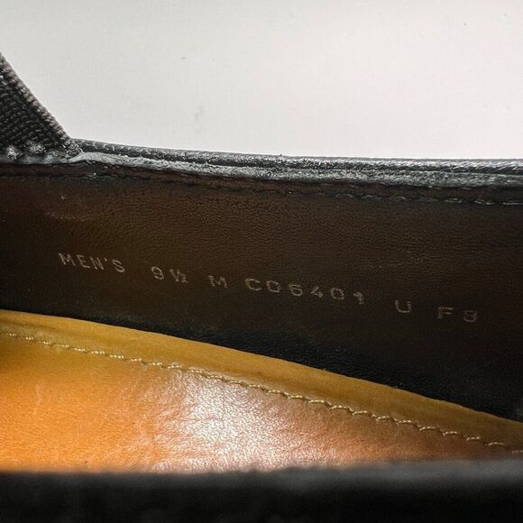 Cole Haan Loafers Men\'s Size 9.5 Black Leather Apron‎ Toe Slip On Dress Shoes main image 5